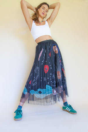 MIRO'S DREAMS SKIRT - BLACK