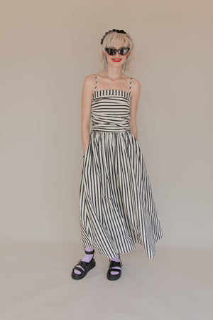 SEERSUCKER STRIPE DRESS