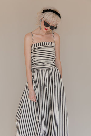 SEERSUCKER STRIPE DRESS