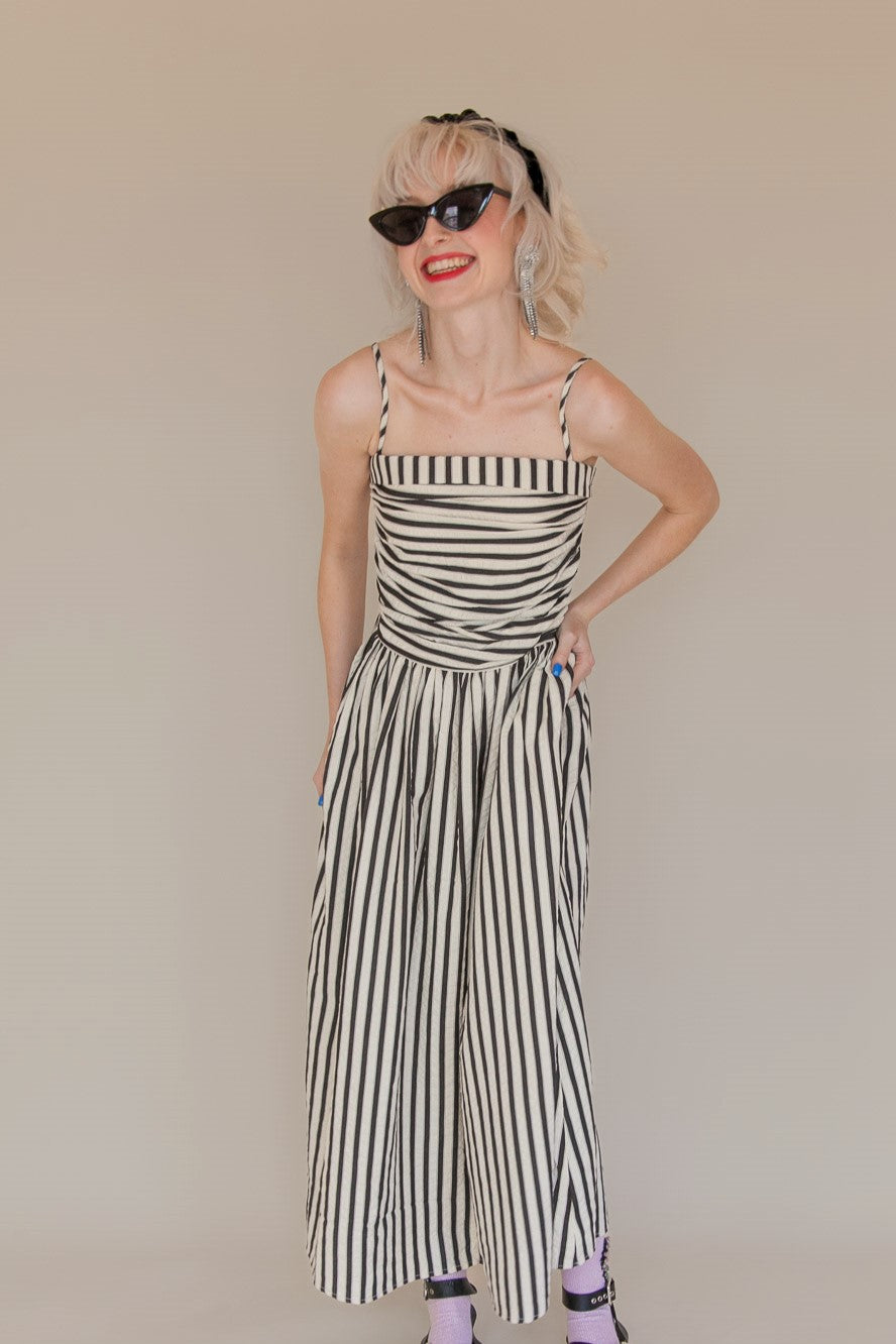 SEERSUCKER STRIPE DRESS