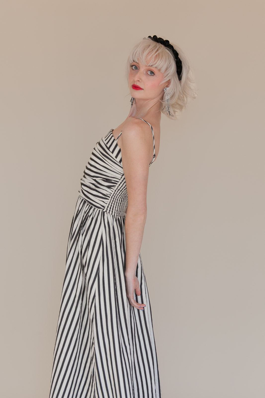 SEERSUCKER STRIPE DRESS