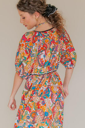 LILY DRESS - PAISLEY