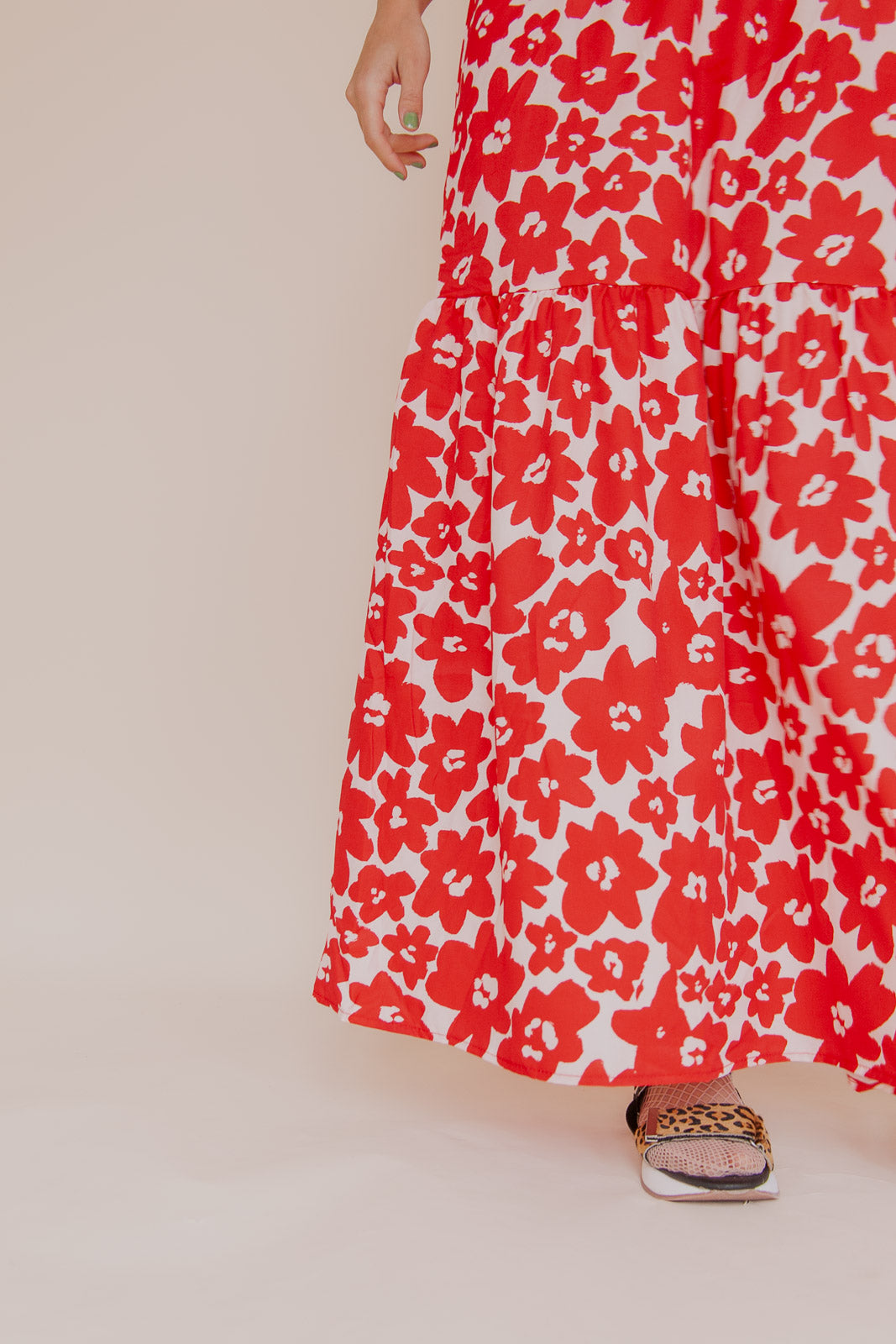 POPPY PUFF-SLEEVE DRESS