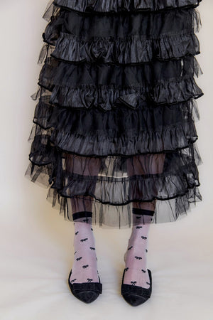 OLIVIA TULLE SKIRT - BLACK