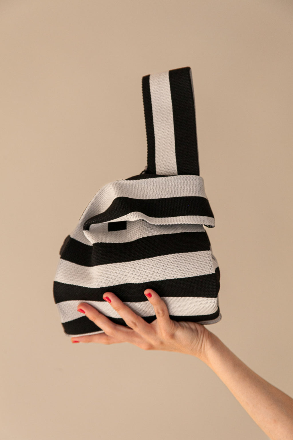 MINI KNIT TOTE - STRIPE