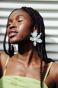 OVER-SIZED LILY EARRINGS