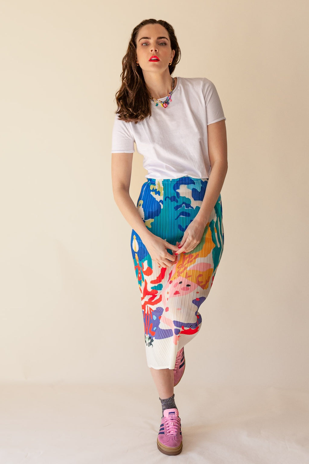 KATIE PLISSE SKIRT