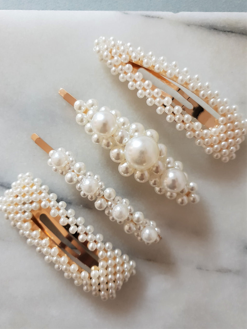 THE BEST-LOVED CHUNKY PEARL HAIR CLIP PACK