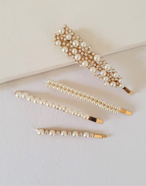 THE INDI PEARL CLIP SET