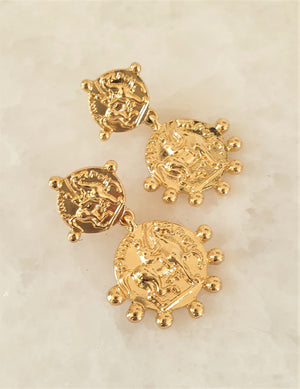 THE VALERIA COIN EARRINGS