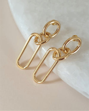 THE LUCIA CHAIN EARRINGS