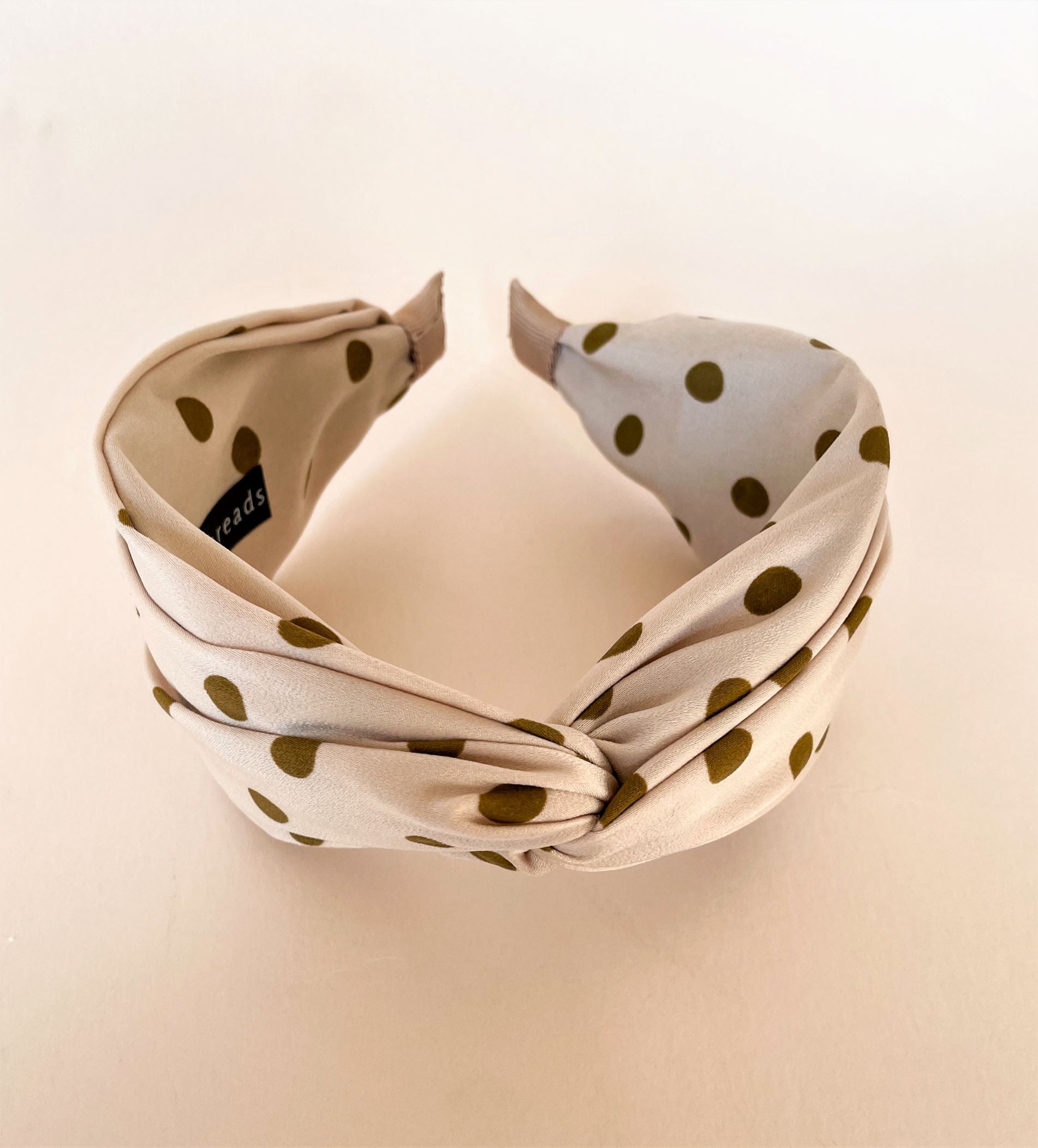 SATIN POLKA DOT TWIST BANDS