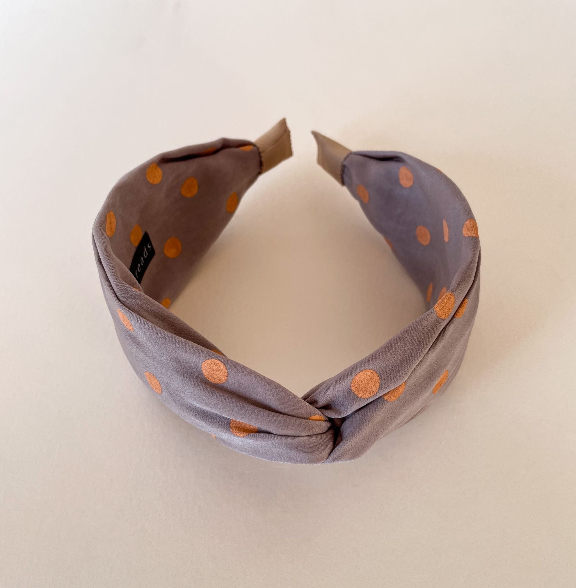 SATIN POLKA DOT TWIST BANDS