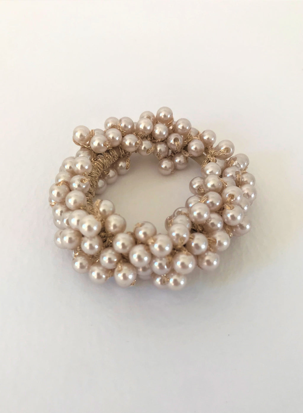 PEARL SCRUNCHIE - MINK