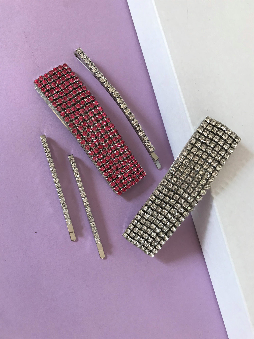 THE MYKONOS RHINESTONE CLIP SET