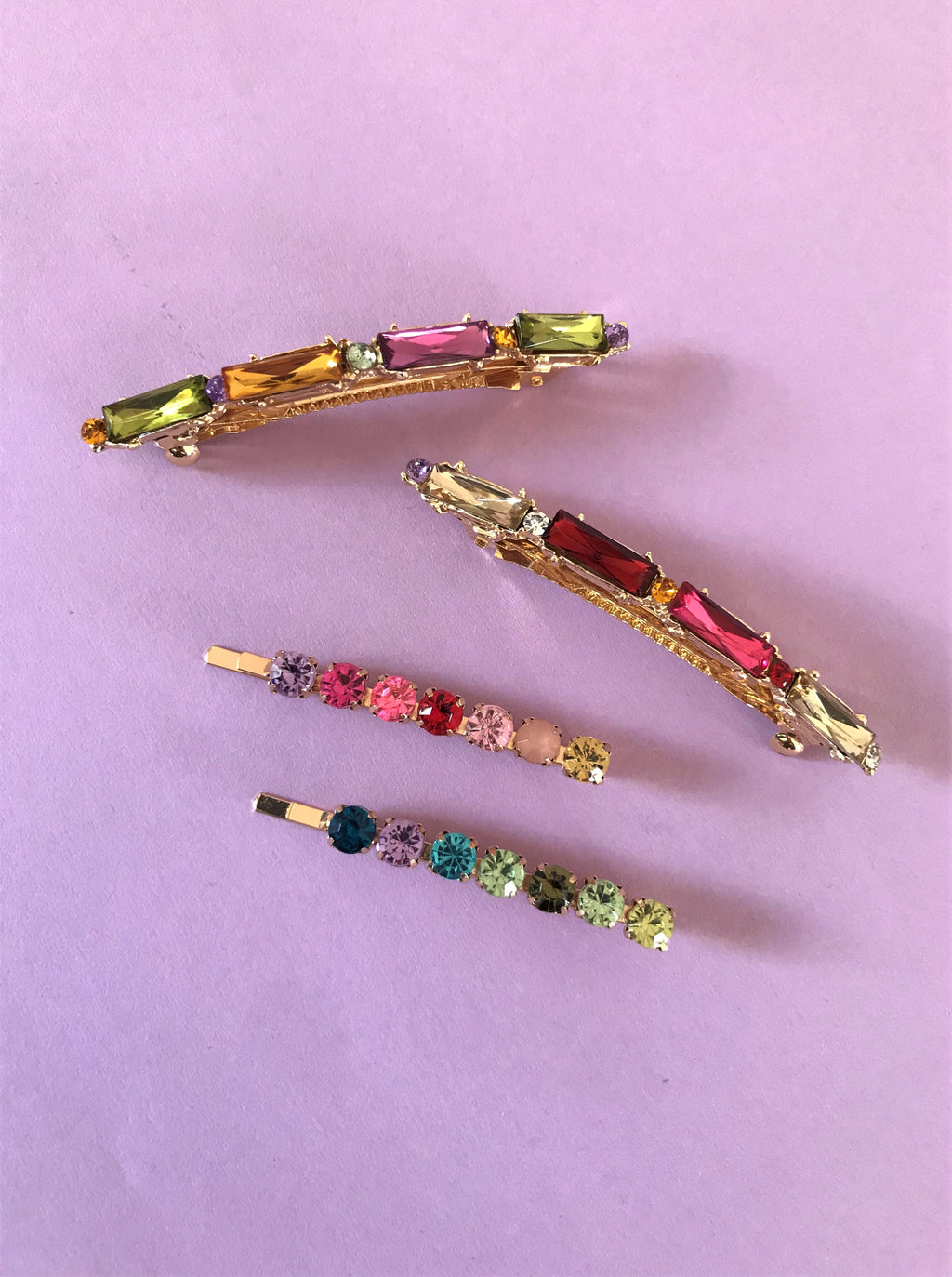 THE HUMMINGBIRD CRYSTAL CLIP SET