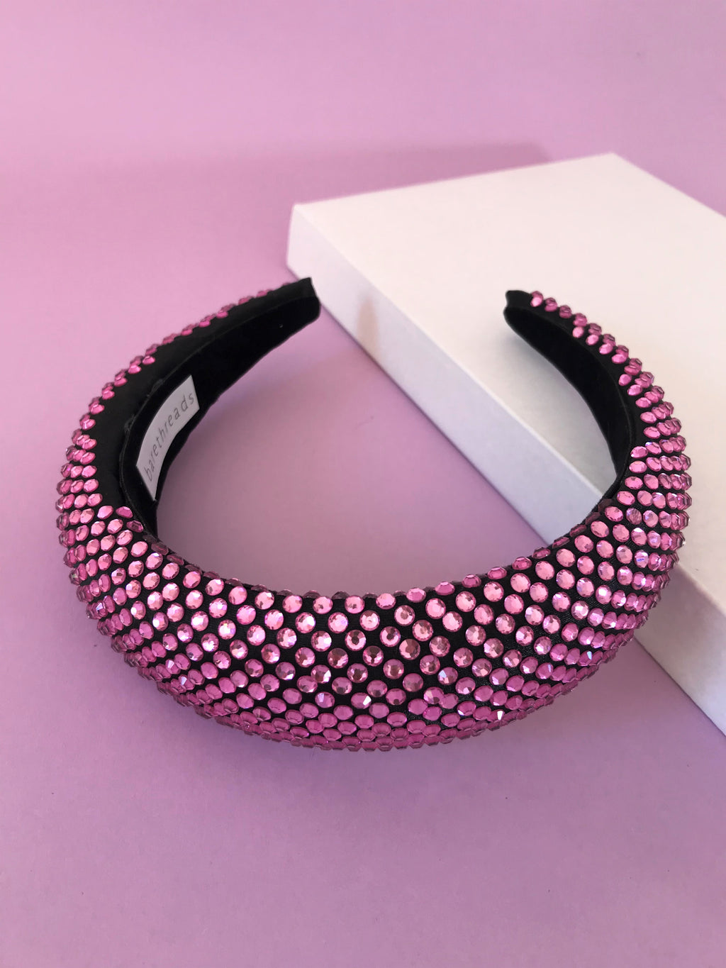 THE APOLLO PADDED RHINESTONE HAIR BAND